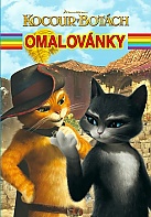 Kocour v botách - omalovánky se samolepkami (<i>neznámý autor</i>)