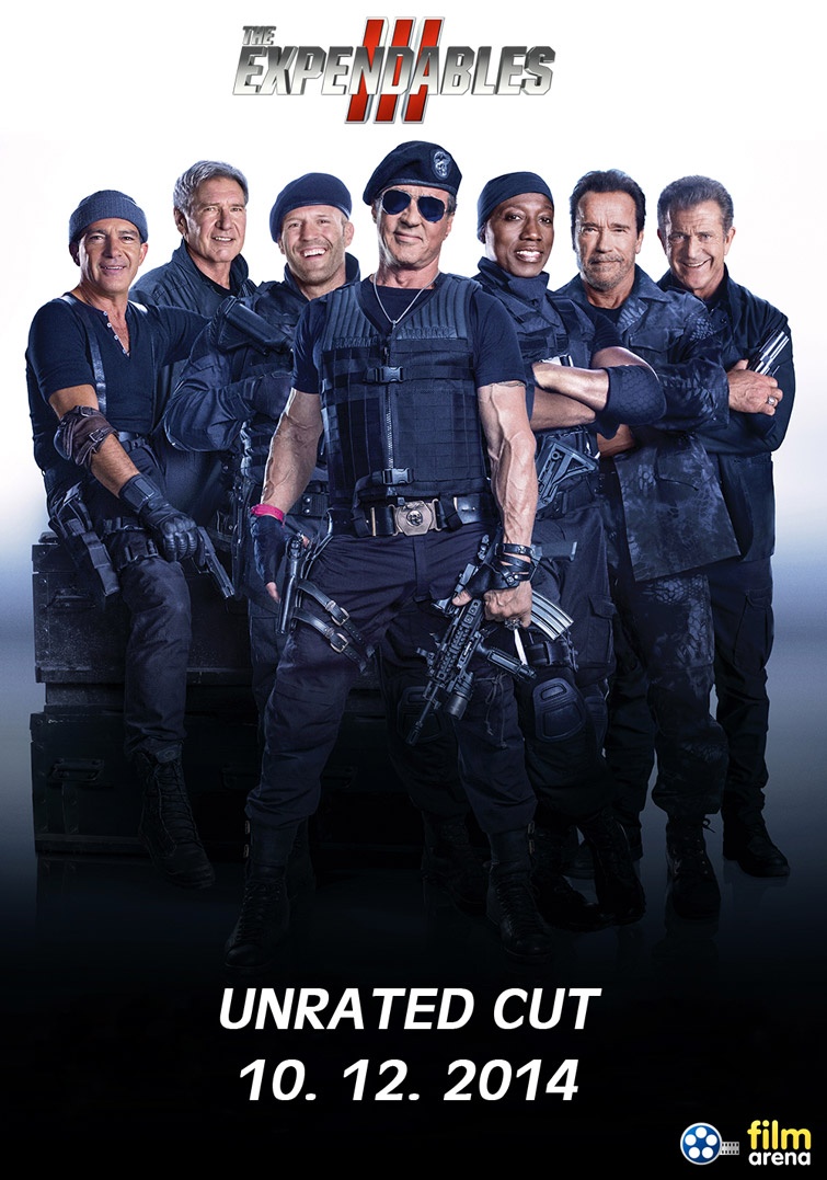 EXPENDABLES 3: POSTRADATELN III - UNRATED CUT - Necenzurovan verze na Blu-ray a DVD