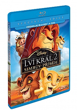 Lví král 2: Simbův příběh BD+DVD (Combo Pack) (Akce MULTIBUY)
