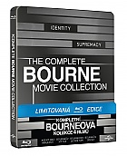 BOURNEOVA Kvadrilogie 1 - 4 Steelbook™ Kolekce Limitovan sbratelsk edice + DREK flie na SteelBook™ (4 Blu-ray)
