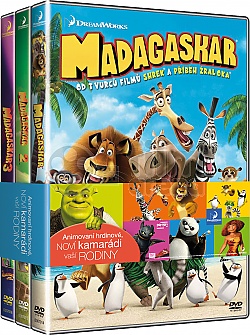 MADAGASKAR Trilogie 1 - 3  Kolekce