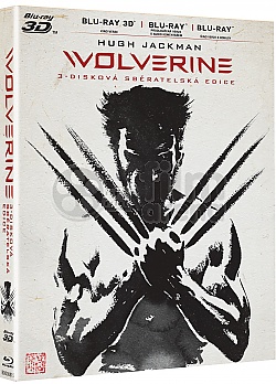 THE WOLVERINE Prodlouen verze (3D Blu-ray + Blu-ray + Blu-ray) 3BD