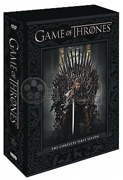 HRA O TRŮNY - 1. série (CZ dabing) PŮVODNÍ LIMITOVANÁ DIGIPACK EDICE s mapou rodů 5DVD