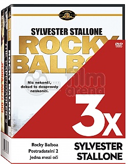 SYLVESTER STALLONE Nejlep filmy: EXPENDABLES 2, JEDNA MEZI OI, ROCKY BALBOA Kolekce 3DVD