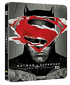 BATMAN vs. SUPERMAN: svit spravedlnosti 3D + 2D Steelbook™ Prodlouen verze Limitovan sbratelsk edice + DREK flie na SteelBook™ (Blu-ray 3D + 2 Blu-ray)