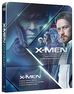 X-Men Prequel Steelbook (X-Men: Prvn tda + X-Men: Budouc minulost + X-Men: Apokalypsa) Steelbook™ Kolekce Limitovan sbratelsk edice + DREK flie na SteelBook™