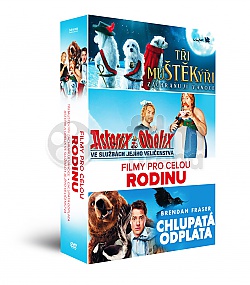 FILMY PRO CELOU RODINU (Ti muTKi zachrauj Vnoce + Asterix a Obelix ve slubch jejho Velienstva + Chlupat odplata) Kolekce