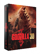 FAC #145 GODZILLA (2014) DOUBLE 3D LENTICULAR FULLSLIP XL + LENTICULAR MAGNET 3D + 2D Steelbook™ Limitovan sbratelsk edice - slovan (Blu-ray 3D + Blu-ray)