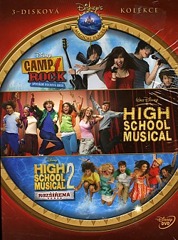Teenage KOLEKCE 3DVD (High School Musical 1+ 2 + Camp Rock) (AKCE Levn Kolekce)