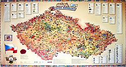 Mapa ČR - Svojtka