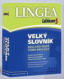 Anglický velký slovník Lingea Lexicon 5 (elektronický slovník)