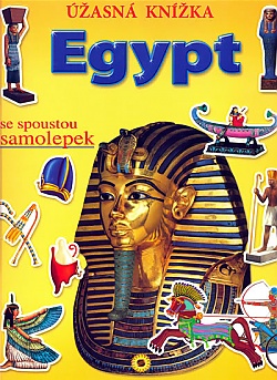 Egypt - ڞasn� kn�ka se spoustou samolepek