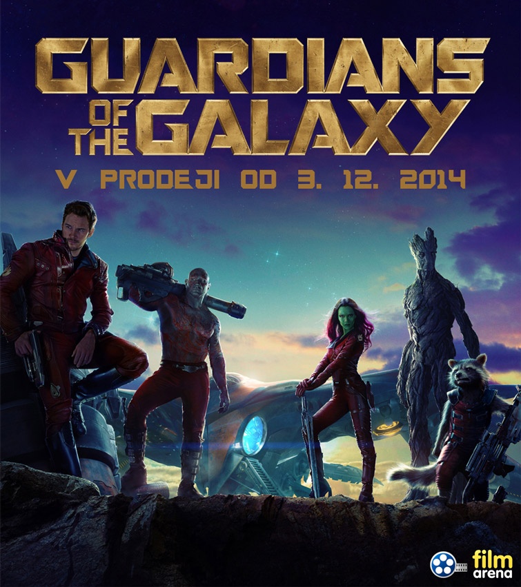 GUARDIANS OF THE GALAXY / STRCI GALAXIE na DVD, Blu-ray a Blu-ray 3D + 2D