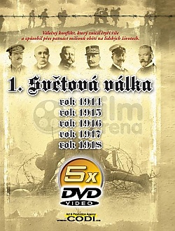1. sv�tov� v�lka: rok 1914 - 1918, KOLEKCE 5DVD (pap�rov� obal)