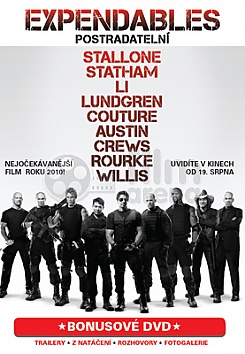 Expendables: Postradateln bonusov DVD