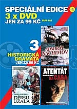 Speciln edice .12: Admirl Nachimov, Atentt na cara, Drsu Uzala (paprov obal)