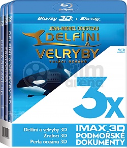3x IMAX 3D PODMOŘSKÉ DOKUMENTY Kolekce