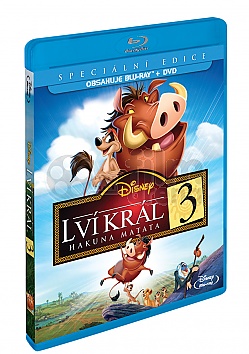 Lv krl 3: Hakuna Matata BD+DVD (Combo Pack) (Akce MULTIBUY)