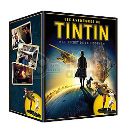 Tintinova dobrodrustv 2D + STEELBOOK + figurka pejska FILUTY + 3D film jako BONUS (EXKLUZIVN LIMITOVAN EDICE)