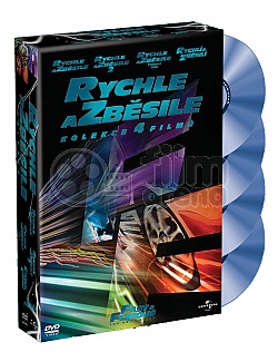 Rychle a zb�sile 1-4 (Kolekce 4DVD) (V�prodejov� AKCE)