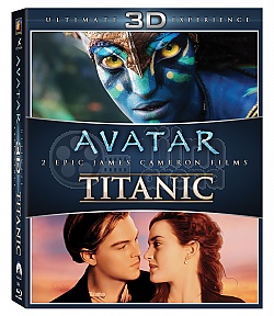 AVATAR 3D + TITANIC 3D Kolekce 5BD + DVD