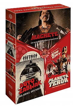 Kolekce 3DVD: Auto zabijk + Planeta Teror + Machete