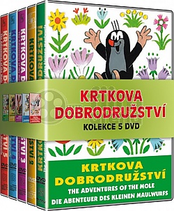 KRTKOVA DOBRODRUSTV 1-5 Kolekce 5DVD