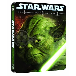Star Wars: Epizoda 1-3 (3BD) STEELBOOK