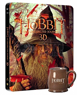 HOBIT: Neoekvan cesta 3D + 2D Steelbook™ Limitovan sbratelsk edice Drkov sada + DREK flie na SteelBook™