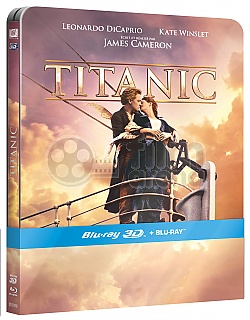 TITANIC 3D + 2D Steelbook™ Limitovan sbratelsk edice + DREK flie na SteelBook™