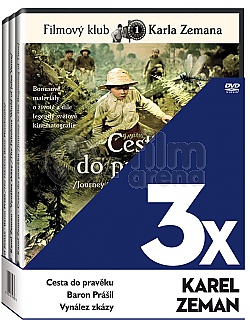 3x KAREL ZEMAN (Cesta do pravku + Baron Pril + Vynlez zkzy) Kolekce