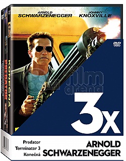 ARNOLD SCHWARZENEGGER Nejlep filmy: KONEN, PREDTOR, TERMINTOR 3 Kolekce 3DVD