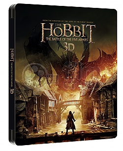 HOBIT: Bitva pti armd 3D + 2D Steelbook™ Limitovan sbratelsk edice + DREK flie na SteelBook™