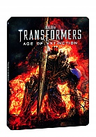 TRANSFORMERS 4: Zánik 3D + 2D Steelbook™ Limitovaná edice + DÁREK fólie na SteelBook™ (Blu-ray 3D + 2 Blu-ray)