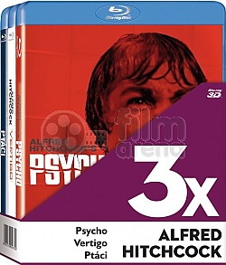 3x ALFRED HITCHCOCK Kolekce