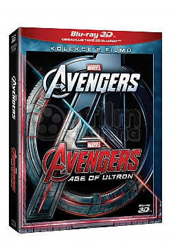 AVENGERS 1 + 2 3D + 2D Kolekce