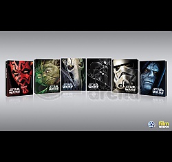 STAR WARS 1 - 6 Kompletn Steelbook™ Kolekce Limitovan sbratelsk edice + DREK flie na SteelBook™