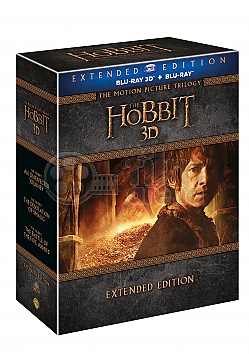 HOBIT Trilogie 1 - 3 3D + 2D Kolekce Prodlouen verze