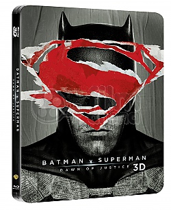 BATMAN vs. SUPERMAN: Úsvit spravedlnosti 3D + 2D Steelbook™ Prodloužená verze Limitovaná sběratelská edice + DÁREK fólie na SteelBook™