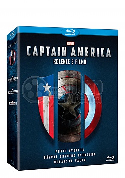 CAPTAIN AMERICA Trilogie 1 - 3: Captain America: První Avenger + Captain America: Návrat prvního Avengera + Captain America: Občanská válka Kolekce