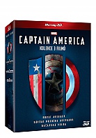 Captain America trilogie 1-3: Captain America: Prvn Avenger + Captain America: Nvrat prvnho Avengera + Captain America: Obansk vlka 3D + 2D Kolekce (3 Blu-ray 3D + 3 Blu-ray)