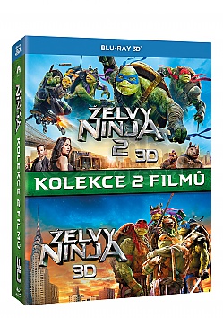 Želvy Ninja 3D + 2D Kolekce