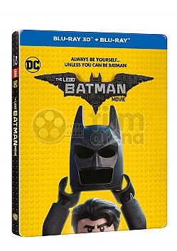 LEGO BATMAN FILM 3D + 2D Steelbook™ Limitovaná sběratelská edice + DÁREK fólie na SteelBook™