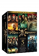 PIRTI Z KARIBIKU 1 - 5 Kolekce (5 Blu-ray)