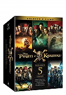 PIRÁTI Z KARIBIKU 1 - 5 Kolekce (5 DVD)