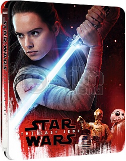 STAR WARS: Epizoda VIII - Poslední z Jediů 3D + 2D Steelbook™ Limitovaná sběratelská edice + DÁREK fólie na SteelBook™