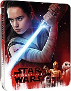 STAR WARS: Epizoda VIII - Poslední z Jediů 3D + 2D Steelbook™ Limitovaná sběratelská edice + DÁREK fólie na SteelBook™ (Blu-ray 3D + 2 Blu-ray)