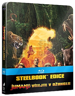 JUMANJI: VTEJTE V DUNGLI! (Title on Spine) INTERNATIONAL Version 4K Ultra HD Steelbook™ Limitovan sbratelsk edice + DREK flie na SteelBook™