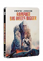 RAMPAGE: NIITEL 3D + 2D Steelbook™ Limitovan sbratelsk edice + DREK flie na SteelBook™ (Blu-ray 3D + Blu-ray)