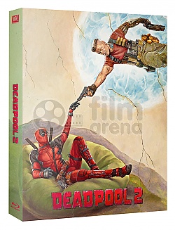 FAC #107 DEADPOOL 2 Double Lenticular 3D (Front and Back) FullSlip XL  EDITION #3 WEA EXCLUSIVE Steelbook™ Limitovan sbratelsk edice - slovan